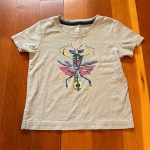 Adorable Tea Praying Mantis Kids Tee Size 2